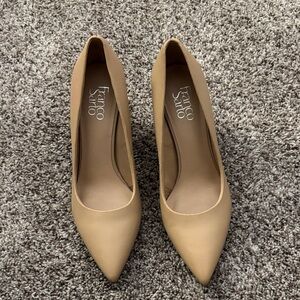 Franco Sarto Classic Tan Heels